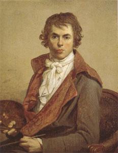 Jacques-Louis  David Portrait of the Artist (mk05) oil painting picture